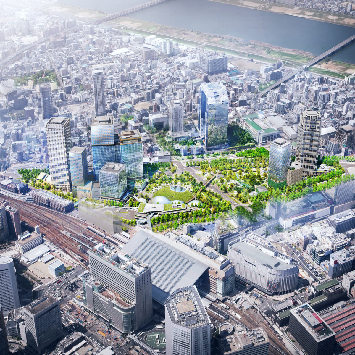 グラングリーン大阪全景